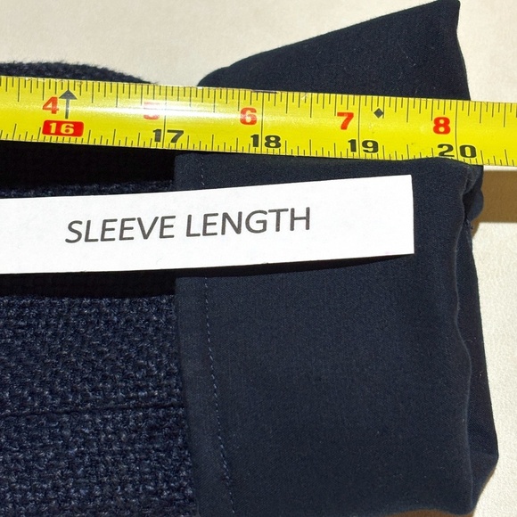 Ellen Tracy Women  Linen Tweed Textured Button Blazer Jacket Sz14 Classic Preppy - Picture 15 of 16